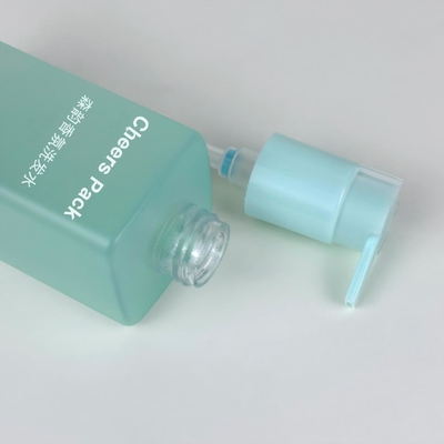 Botol kosmetik PET untuk sampo, cuci tubuh dengan pompa Botol kosmetik PET