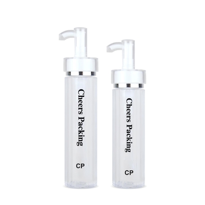 140ml PET Botol Kosmetik Untuk Lotion, Minyak Esensial Dengan Pompa Grosir Botol Kosmetik PET