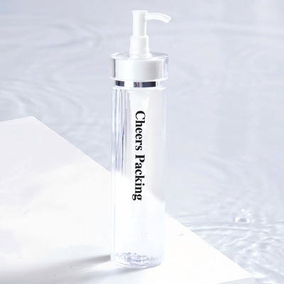 140ml PET Botol Kosmetik Untuk Lotion, Minyak Esensial Dengan Pompa Grosir Botol Kosmetik PET
