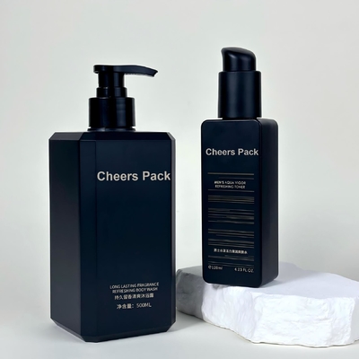 Botol PETG untuk lotion krim kosmetik esensi dengan pompa Grosir botol kosmetik PETG