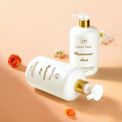 500ml Plastic Pet Cosmetic Packaging Shampoo Lotion Pump Botol