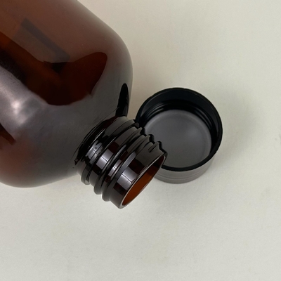 300 500 Botol Pompa Lotion untuk Cuci Tubuh Cairan 16oz Botol Sampo Plastik Kucing Putih Jelas