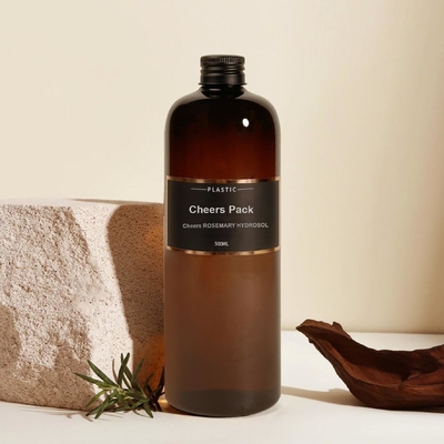 300 500 Botol Pompa Lotion untuk Cuci Tubuh Cairan 16oz Botol Sampo Plastik Kucing Putih Jelas