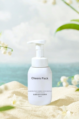 Grosir 200ml 300ml 400ml 500ml Kosmetik PET Foaming Pembersih Wajah Pompa Foam Sabun Dispenser Botol