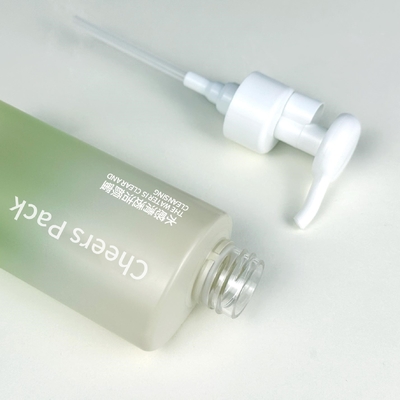 Kontainer Kosmetik Desain Baru 150ml/500ml Pengemasan Perawatan Kulit Botol PET Bergaya Putih Dengan Pompa Lotion