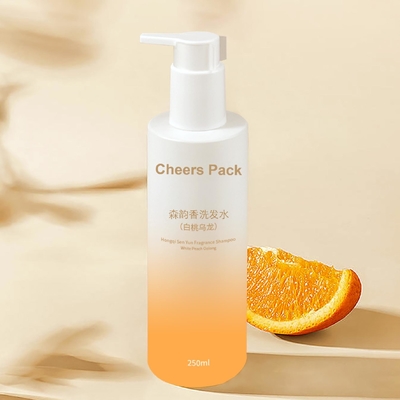 250ml Fashion PET Botol Sampo Mandi Berwarna Dengan Pompa Waterproof Dispenser Untuk Kondisioner Rambut