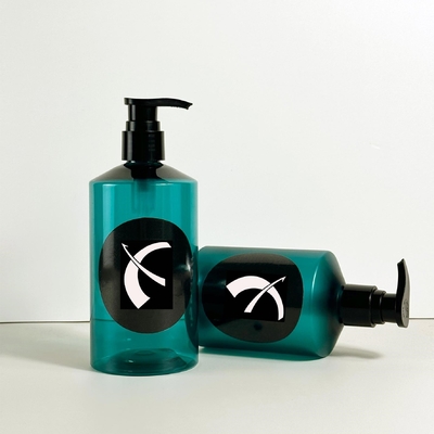 Grosir 300ml/330ml/400ml/500ml Pet Lotion Press Botol Kosmetik Shampoo Shower Gel Botol