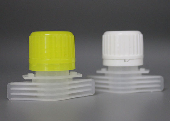 PE Resep Kapsul Plastik Spout Caps Diameter 16mm Layanan OEM