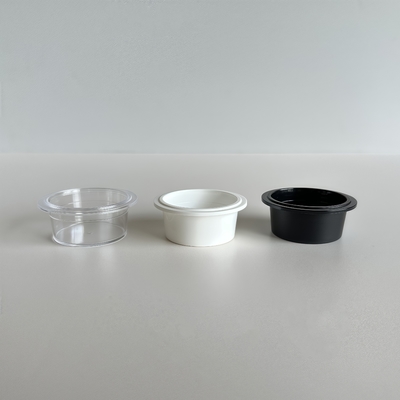 20ml PP Plastik Cups dengan Tutup untuk Lotion Krim Kosmetik 54mm Diameter
