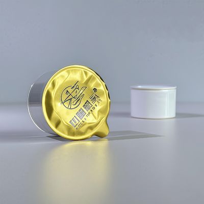 Cangkir Plastik PP PS 40ml dengan Tutup Aluminium Foil untuk Kemasan Makanan