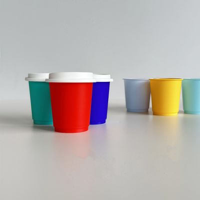 Disposable PP Cup with 35ml Capacity Food Grade Plastic Capsule Cup for Customized Logo Packaging