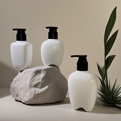 Botol Plastik Bentuk Gigi 100-250ml dengan Pompa Tekan untuk Cuci Tangan, Losion Rambut, Pembersih Tangan, Logo yang Dapat Disesuaikan
