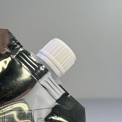 Portable dan awet 16mm PE Plastik Screw Cap dengan Flip Top Spout Lids Food Grade Safe Rim untuk Minuman Fleksibel Packaging