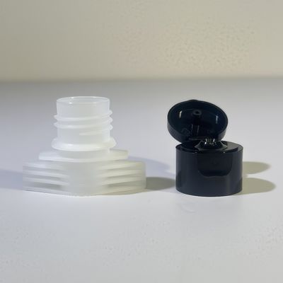 Portable dan awet 3mm Flip Top Screw Cap dengan 16mm Spout untuk Fleksibel Sanitizer dan Kemasan Kosmetik