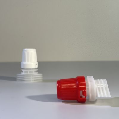 Portable dan tahan lama 12mm PE Plastik Screw Cap Food Grade Safe Rim untuk Shampoo untuk Fleksibel Kemasan Tutup tutup botol