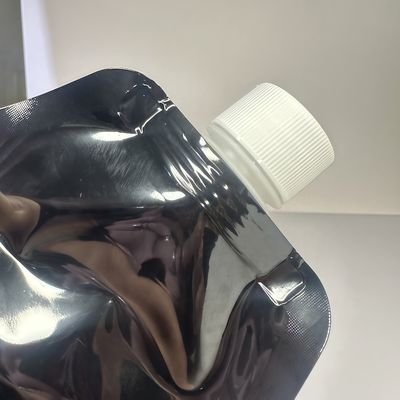 22mm PE Plastik Food Grade Portable dan tahan lama Screw Cap Spout Lid untuk Beer Packaging dengan Foil Cover Portable Spouted Bags