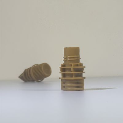 Food Grade 10mm PE Plastic Screw Cap dengan Flip Top Spout Lids Safe Rim for Kids Jelly Products Flexible Bag Packaging