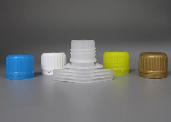 16mm Plastik Spout Caps PE Food Grade Material Untuk Paket Masker Rambut