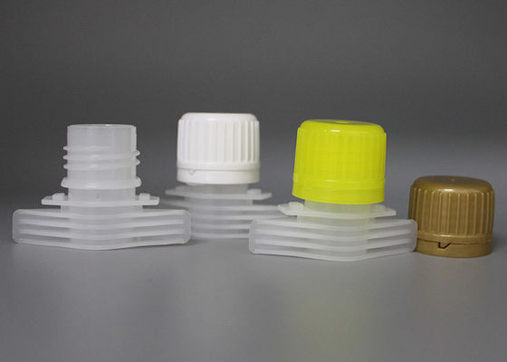 39mm Tinggi Plastic Tuang Spouts Dengan Easy Tear Ring Untuk Liquid Pouch