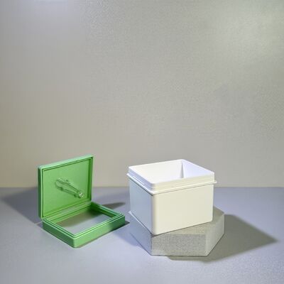 200 Lembar Kapas Perawatan Kulit Wadah Plastik Food Grade untuk Merek Kosmetik OEM/Grosir