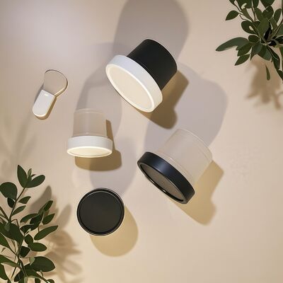 Grade makanan 50-120ml Plastik PP Jar Bahan dasar hewan peliharaan untuk kosmetik krim lotion tubuh Snack Candy Cookie Jelly Storage susu