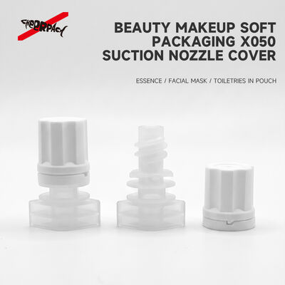 5mm X050 Plum Blossom Spout Cap Kebocoran-Bukti Industri Makanan Kelas PE Nozzle Cover untuk kosmetik Cairan isi ulang kantong kemasan