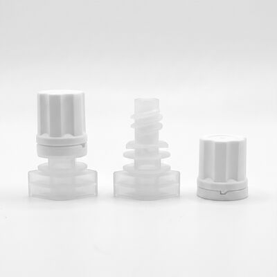 5mm X050 Plum Blossom Spout Cap Kebocoran-Bukti Industri Makanan Kelas PE Nozzle Cover untuk kosmetik Cairan isi ulang kantong kemasan