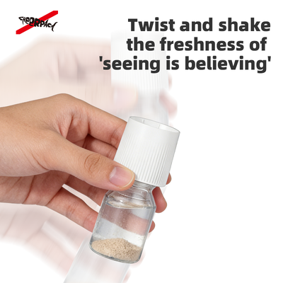K2 Press on Water Powder Separation Cap PE Twist Top Powder Bottle Lid untuk Minuman Padat &amp; Suplemen Energi