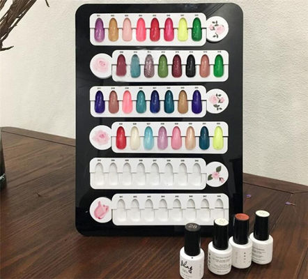 Mosaik Manicure Kuku Papan Display Kartu Warna Aksesori Untuk Acrylic Nail Gel Polandia Tampilan Buku