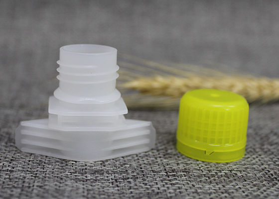 Tutup Cerat Plastik 16mm Untuk Kantong Cairan Dengan Cincin Pengaman
