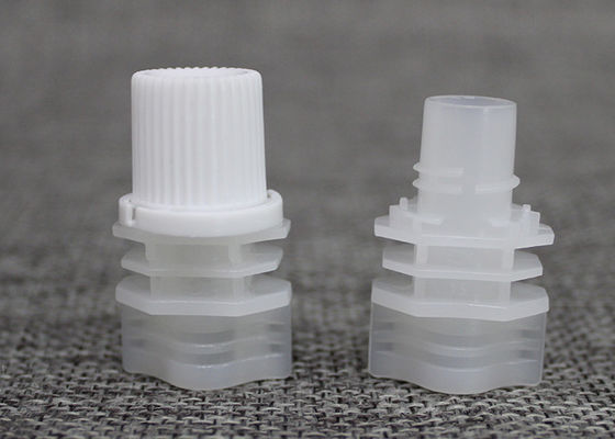 8.6mm Double Gaps Plastik Screw Caps Kompatibel Untuk Pouch Filling Machine