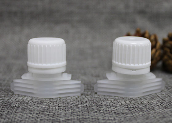 16mm Jelly / Susu / Masker / Cream Pack Plastik Tuang Spouts Dengan Topi Sekrup