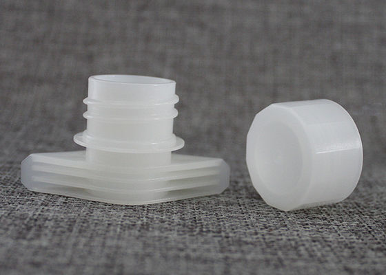 Durable Food Pouch Nozzle Plastik Dengan Penutup Ukuran Sedang 24.5mm Outter