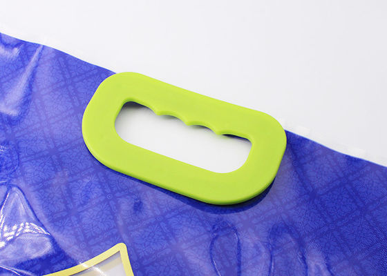 Solid Carry Weight Plastic Bag Menangani Jenis Gesper Dengan 6 Lubang Diikat Pada Kantong Beras