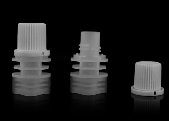 10.5mm Diameter Luar Anti Bocor Plastik Spout Caps Pojok Pada Pasta Doypack