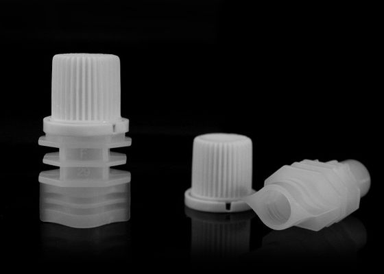 10.5mm Diameter Luar Anti Bocor Plastik Spout Caps Pojok Pada Pasta Doypack