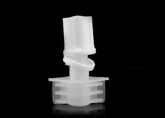 6.3mm Outer Dia Plastik Spout Screw Nozzle Caps Tekan Disegel Di Doypack
