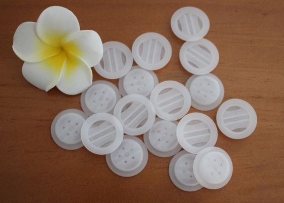 Non-toksik BPA Free PE Plastik One Way Degassing Valve Warna Alami