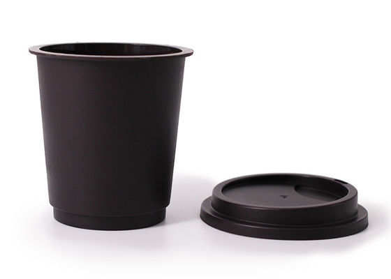 Biru Instan Kopi Kotak Plastik Cetak Offset Tekan Logo Untuk Decafe Blend Mix Espresso