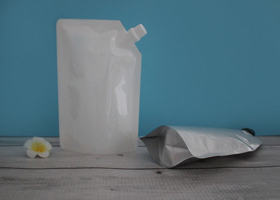 Kustom Laminated Stand Up Kantong Makanan Bayi / ziplockk Reusable Drink Spout Bags