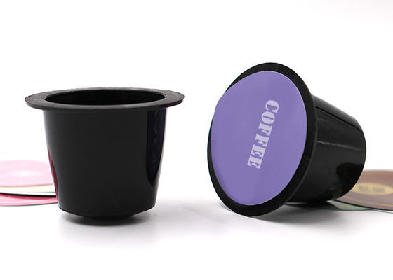 Isi Warna Hitam / Coklat Nespresso Machine Pods Capsules Kapasitas 6g Dengan Sealing Film