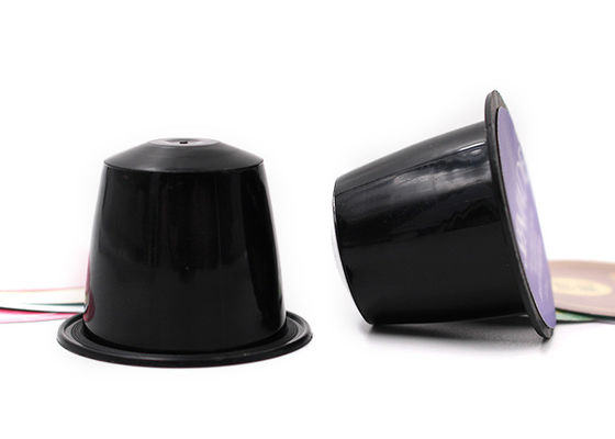 Isi Warna Hitam / Coklat Nespresso Machine Pods Capsules Kapasitas 6g Dengan Sealing Film