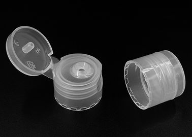 Jelas 20mm Diameter dalam Tutup Botol Plastik Glossy Food Grade