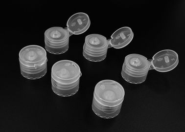 Clear Flip Top Plastik Tutup Botol Ketahanan Korosi / Tutup Botol Pembersih Tangan