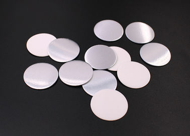 Setengah Keras 0.6mm Aluminium Foil Seal Cap Liners Untuk Botol Galss