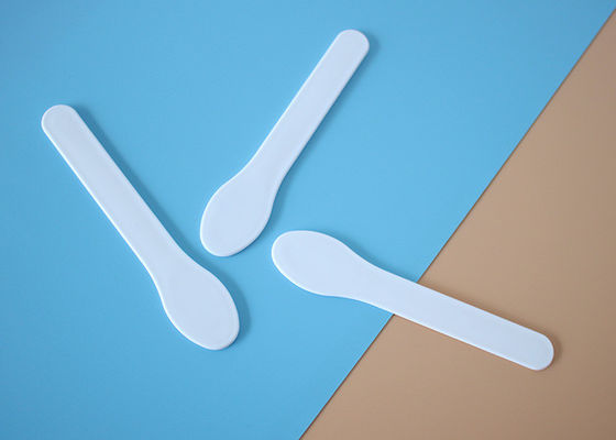 96.7mm HDPP Plastic Cosmetic Spatula Scoop Untuk Jar Perawatan Kulit