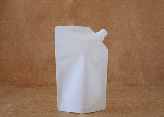 Minuman bening ziplockk yang dicetak khusus dapat digunakan kembali doypack dengan cerat 15mm