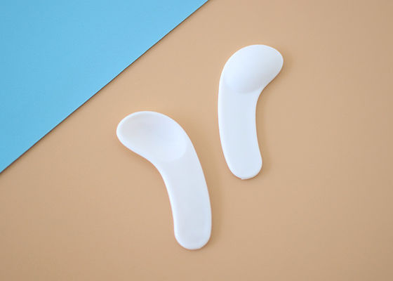 Spatula Makeup Sendok Kosmetik Plastik 33.5mm Putih